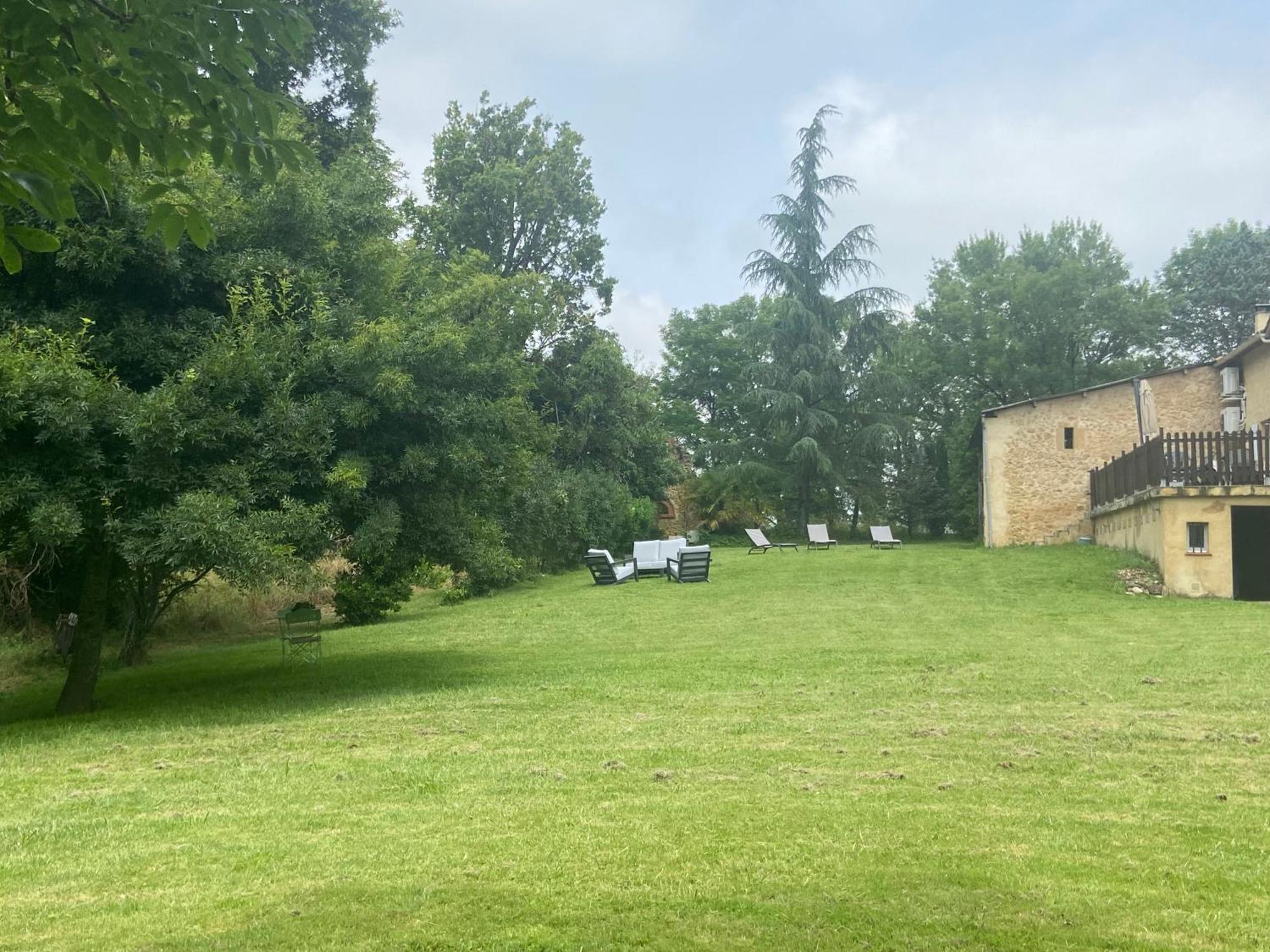 La Grange De Garac Hotel Saint-Christaud  Luaran gambar